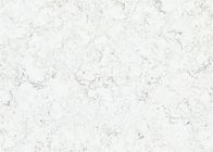 ที่กำหนดเอง ขัด สีขาวหินควอตซ์โต๊ะในครัวควอตซ์ 15 มิลลิเมตร 18 มิลลิเมตรความหนา